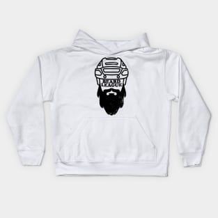 Beard League - Playoff Hockey (black version) Kids Hoodie